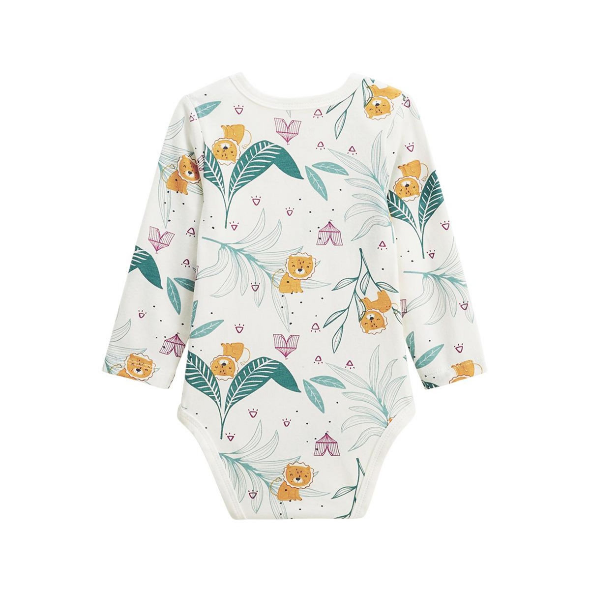 Petit Béguin Lot de 2 bodies bébé manches longues Charly