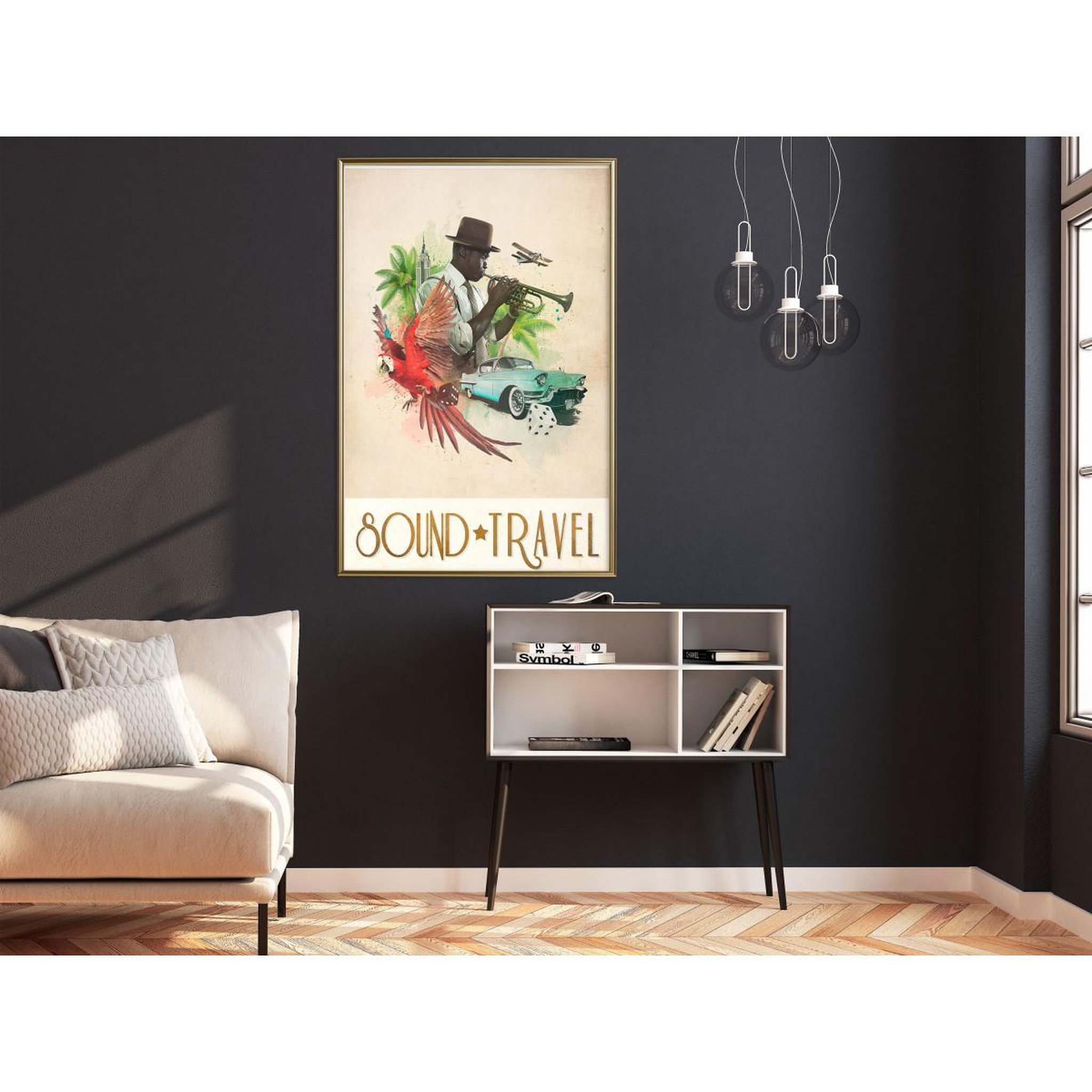 Voir la diapositive 2 : Paris Prix Affiche murale encadrée  exotic travel