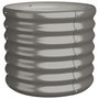 Voir la diapositive 2 : VIDAXL Jardiniere de jardin Acier enduit de poudre 40x40x36 cm Gris