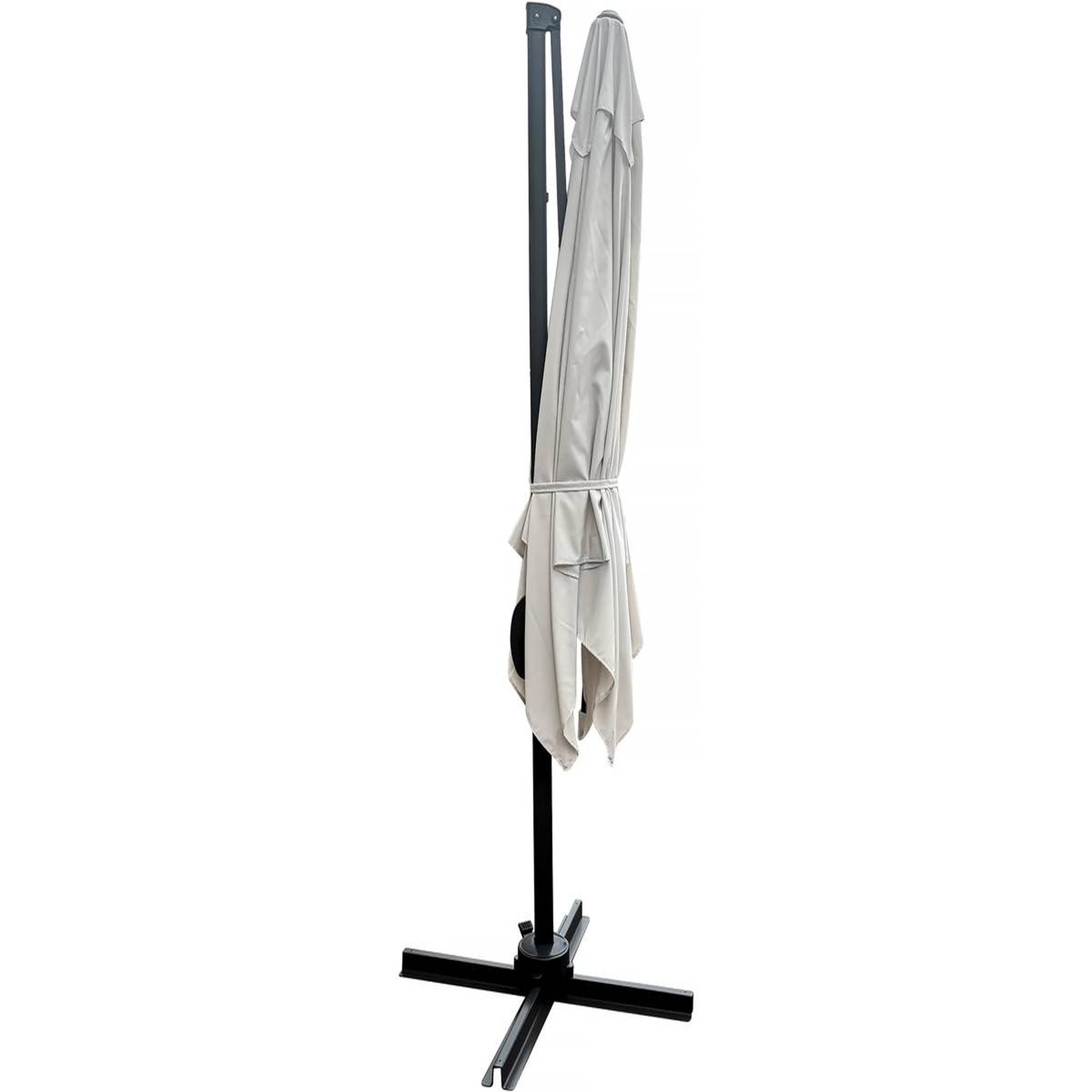 Voir la diapositive 4 : Habitat et Jardin Parasol jardin déporté  Soleil  - Carré - 2.5 x 2.5 m - Ecru