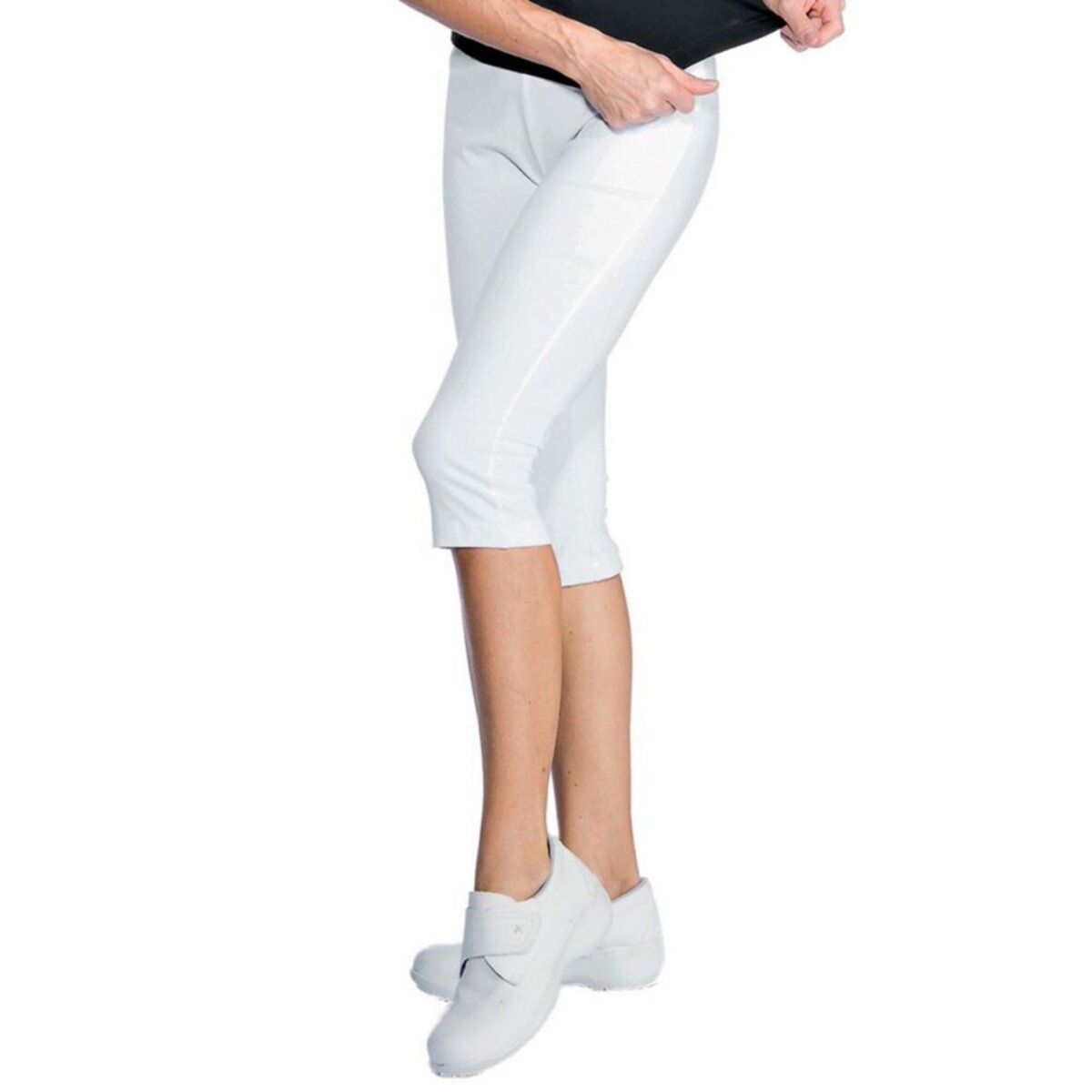 ISACCO Legging femme court blanc Isacco pas cher Auchan.fr