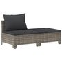 Voir la diapositive 2 : VIDAXL Salon de jardin 2 pcs avec coussins Gris Resine tressee