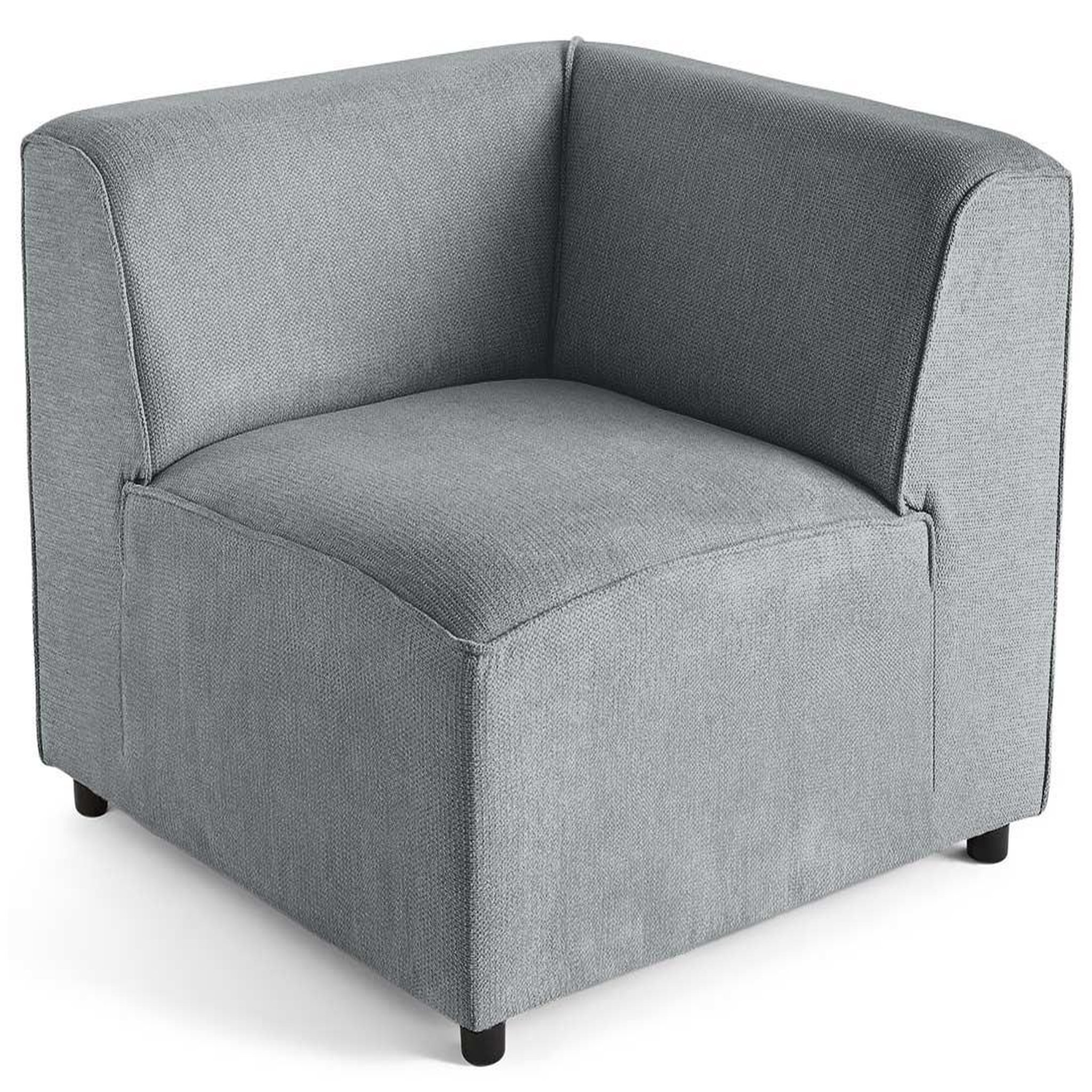 Voir la diapositive 1 : LISA DESIGN Suaro - module d'angle réversible en tissu texturé