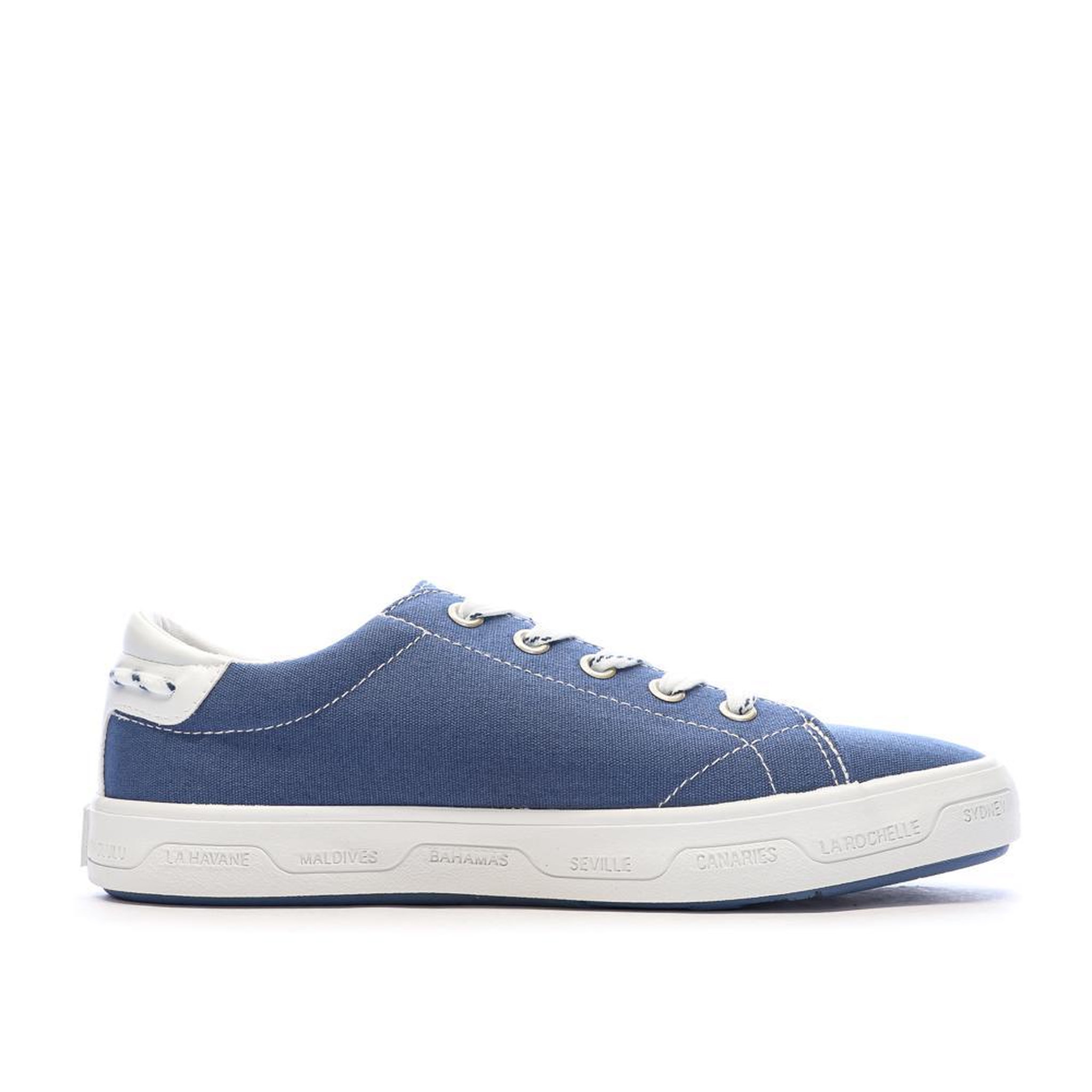 Voir la diapositive 2 : TBS Baskets Bleu Femme TBS LANZARA