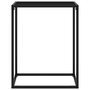 Voir la diapositive 2 : VIDAXL Table console Noir 60x35x75 cm Verre trempe