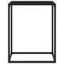 Voir la diapositive 2 : VIDAXL Table console Noir 60x35x75 cm Verre trempe