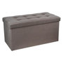 Voir la diapositive 1 : ATMOSPHERA Banquette Pliable  Lysandre  76cm Gris