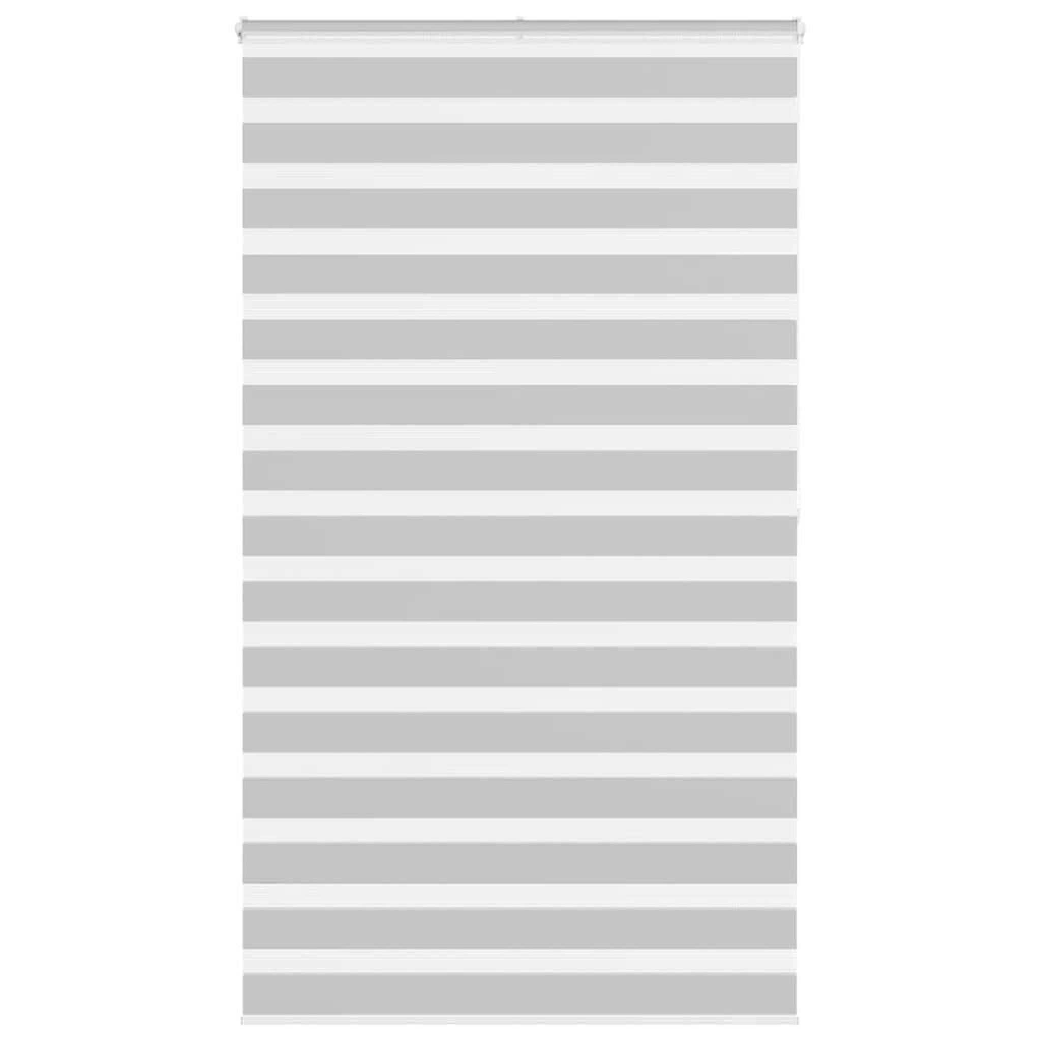 VIDAXL Store zebre gris clair largeur du tissu 115,9 cm polyester