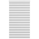 VIDAXL Store zebre gris clair largeur du tissu 115,9 cm polyester