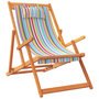 Voir la diapositive 3 : VIDAXL Chaises de plage pliables lot de 2 multicolore tissu