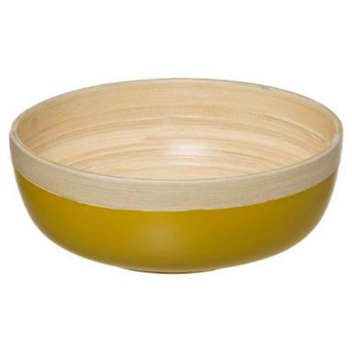 FIVE Saladier Rond Bambou  Modern  20cm Moutarde