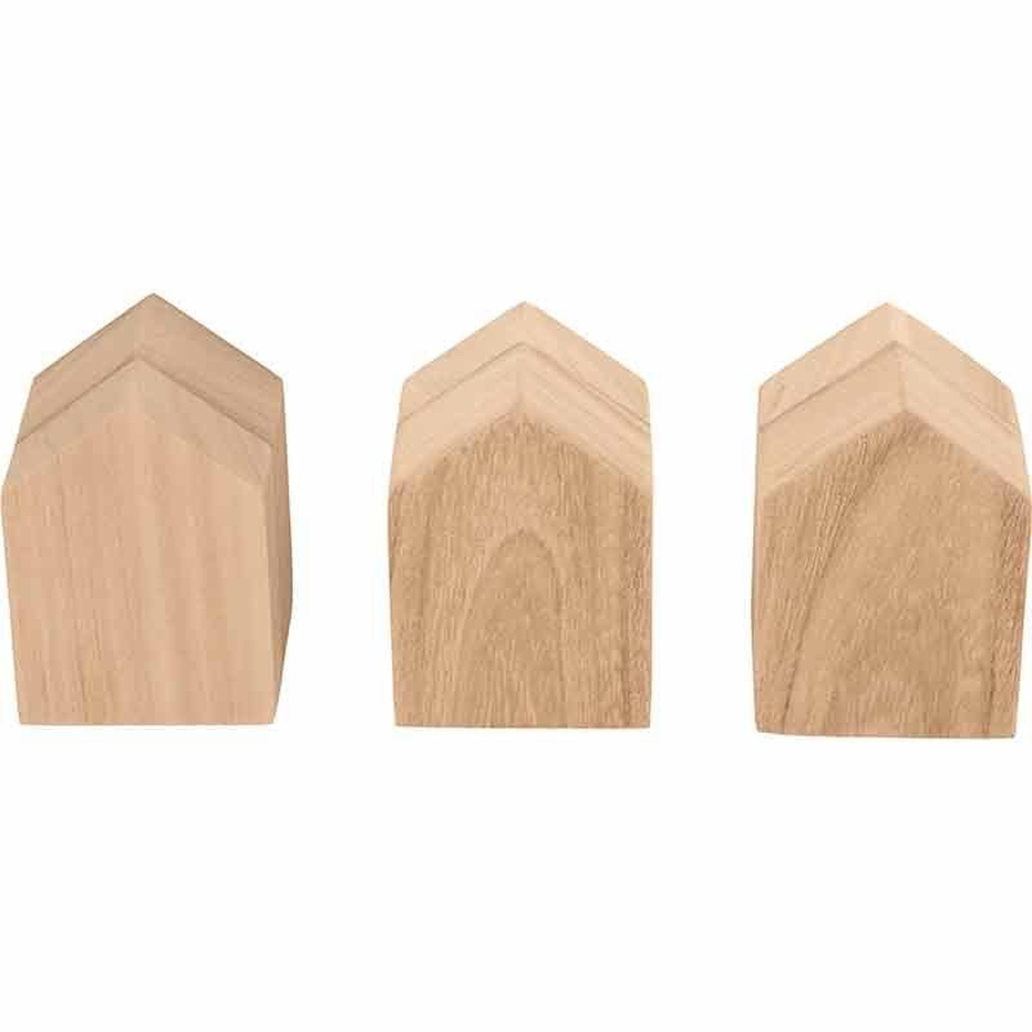 Voir la diapositive 4 : Artemio 8 maisons en bois avec plateau - 24 x 18 x 5,5 cm