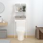 Voir la diapositive 3 : VIDAXL Etagere de toilette Blanc 63,5x32x179 cm Bois de pin massif