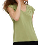 Vero Moda T shirt  Femme Vero Moda Filli. Coloris disponibles : Vert