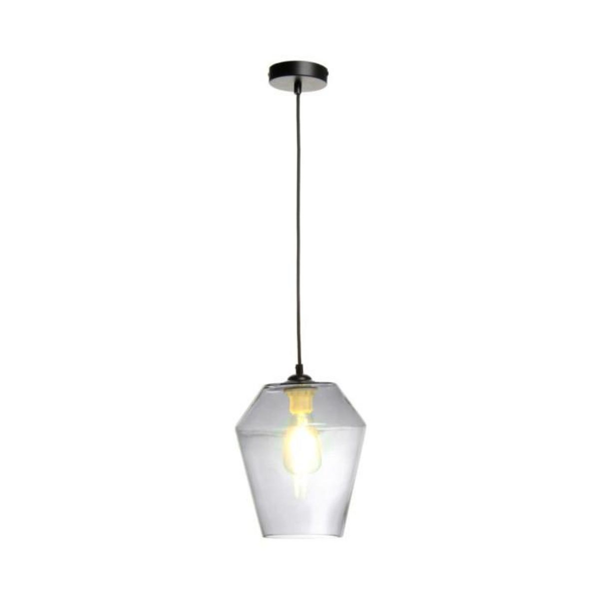 Paris Prix Lampe Suspension en Verre  Planta  30cm Gris