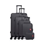 SWISS KOPPER SWISS KOPPER - Set de 5 Valises SPIEZ-U 75 cm 4 Roues. Coloris disponibles : Gris