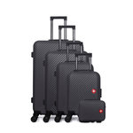 SWISS KOPPER SWISS KOPPER - Set de 5 Valises SPIEZ-U 75 cm 4 Roues. Coloris disponibles : Gris