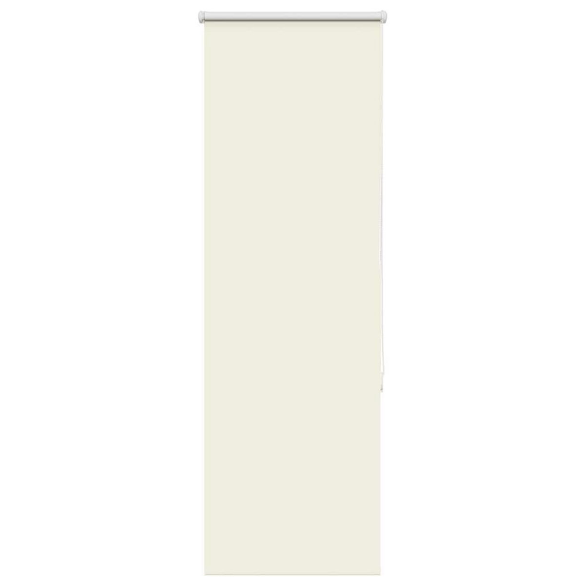 VIDAXL Store enrouleur occultant blanc casse 60x175cm largeur du tissu