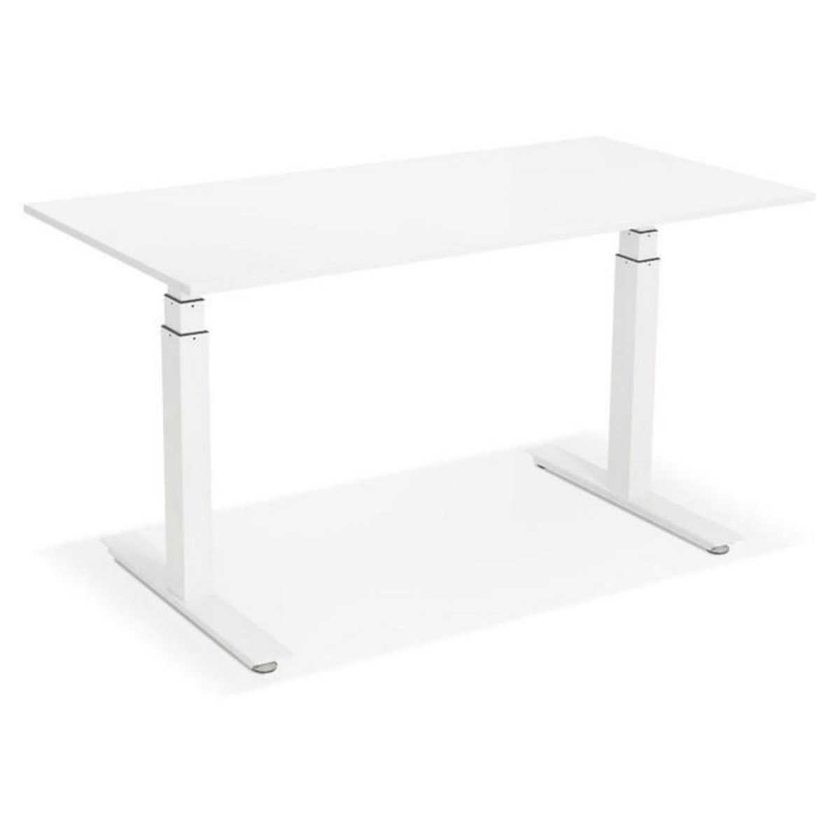 Paris Prix Bureau Design Réglable  Électrique  140cm Blanc