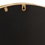 Voir la diapositive 5 : Paris Prix Miroir Mural en Métal Design  Aurora  60cm Or