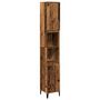 Voir la diapositive 2 : VIDAXL Armoire de salle de bain vieux bois 30x30x190cm bois ingenierie