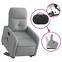 Voir la diapositive 5 : VIDAXL Fauteuil de massage inclinable Gris clair Tissu