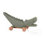 EGMONT TOYS Crocodile a tirer en coton tricote