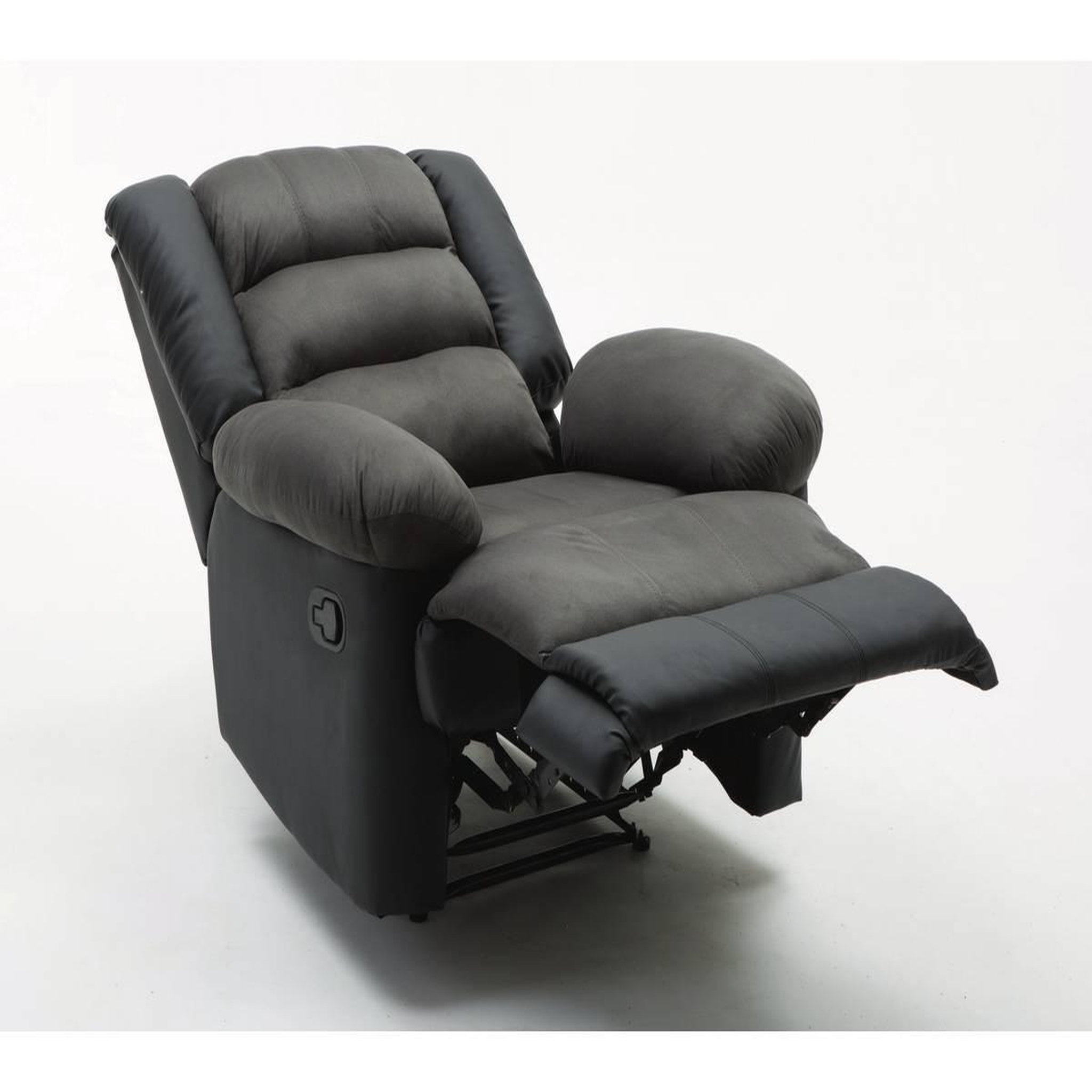 Voir la diapositive 4 : Habitat et Jardin Fauteuil relax  buckingham  - 85 x 93 x 100 cm - noir / gris foncé