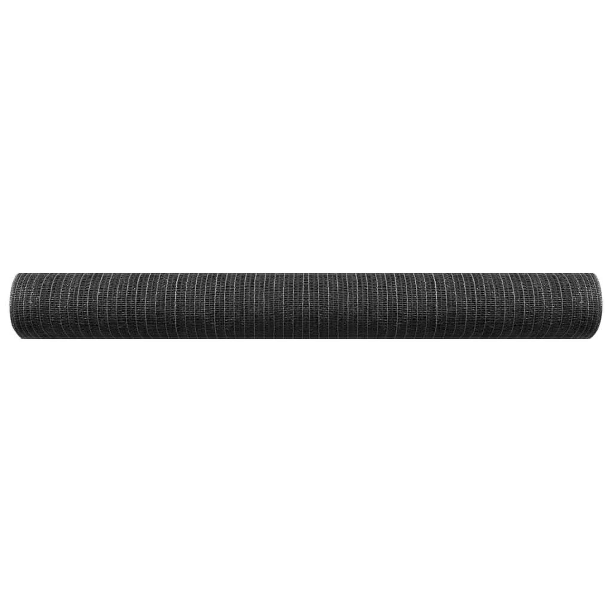 Voir la diapositive 3 : VIDAXL Filet brise-vue Anthracite 1,5x10 m PEHD 195 g/m^2