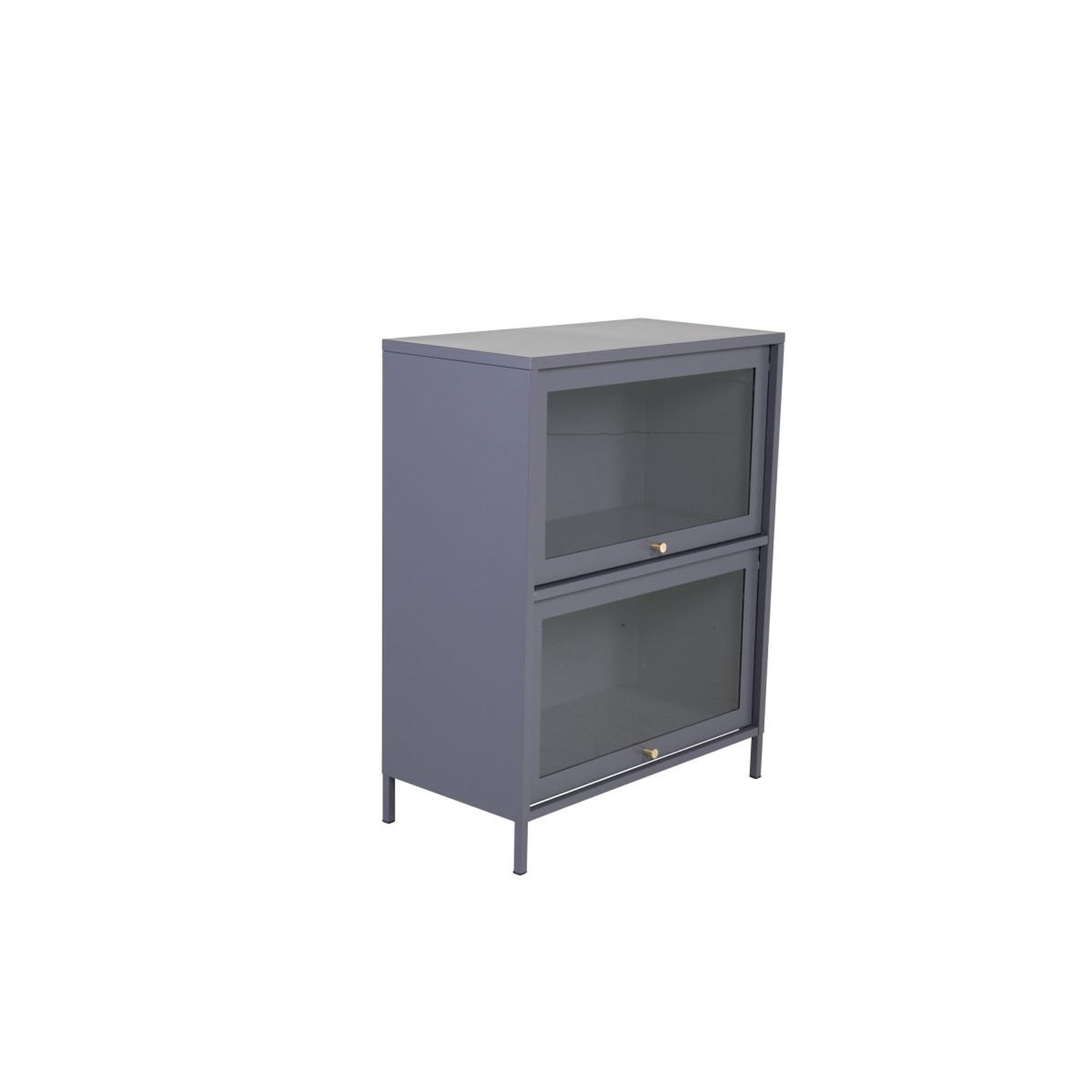 Voir la diapositive 3 : Paris Prix Vitrine 2 Portes  Bakal  100cm Gris Clair