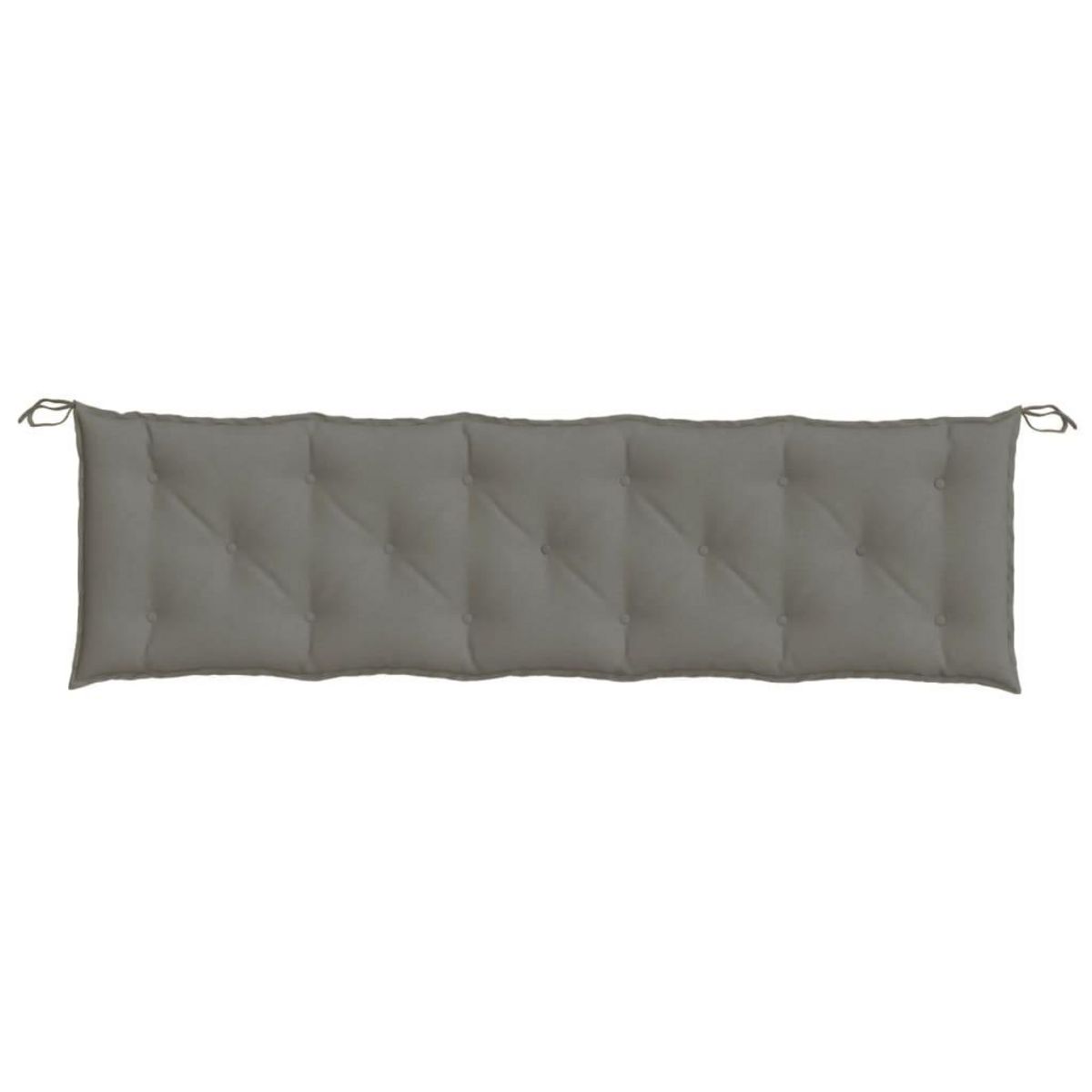 VIDAXL Coussin de banc de jardin gris fonce melange 180x50x7 cm tissu