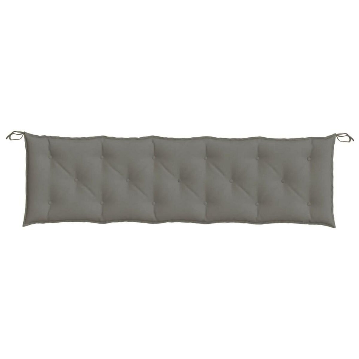 VIDAXL Coussin de banc de jardin gris fonce melange 180x50x7 cm tissu