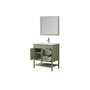 Voir la diapositive 4 : WILSA Ensemble de salle de bain vert 78,3 cm