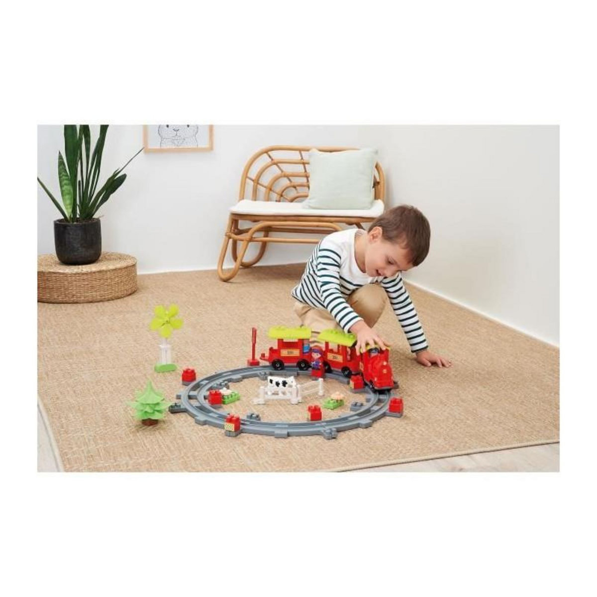 Ecoiffier Circuit de Train Ecoiffier coloré