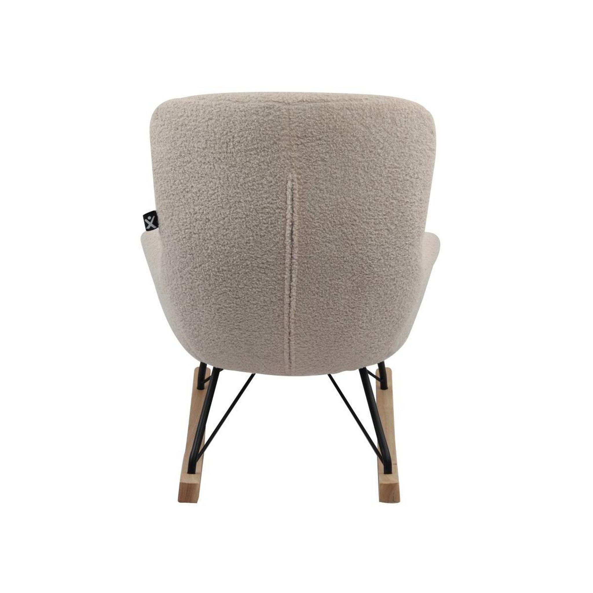 Voir la diapositive 5 : Paris Prix Chaise à bascule enfant  rocky  68cm beige