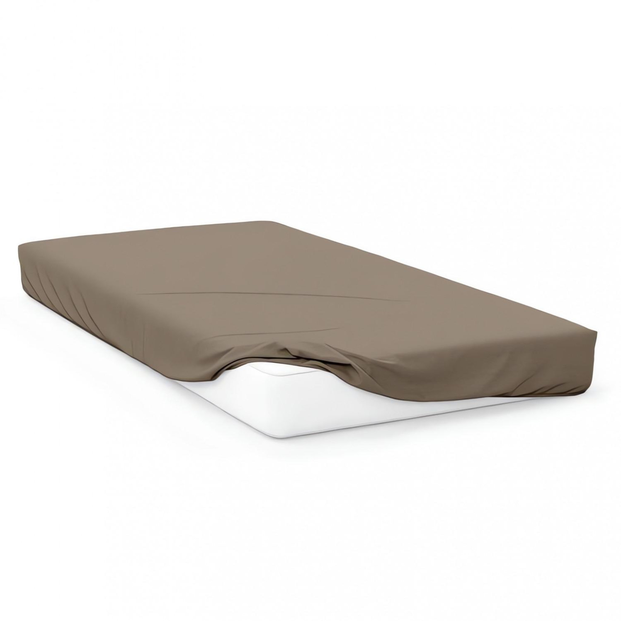 Voir la diapositive 2 : SOLEIL D'OCRE Drap housse en coton uni 57 Fils/cm2 par SOLEIL D'OCRE