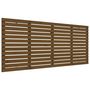 Voir la diapositive 2 : VIDAXL Tete de lit murale Marron miel 156x3x91,5 cm Bois massif de pin