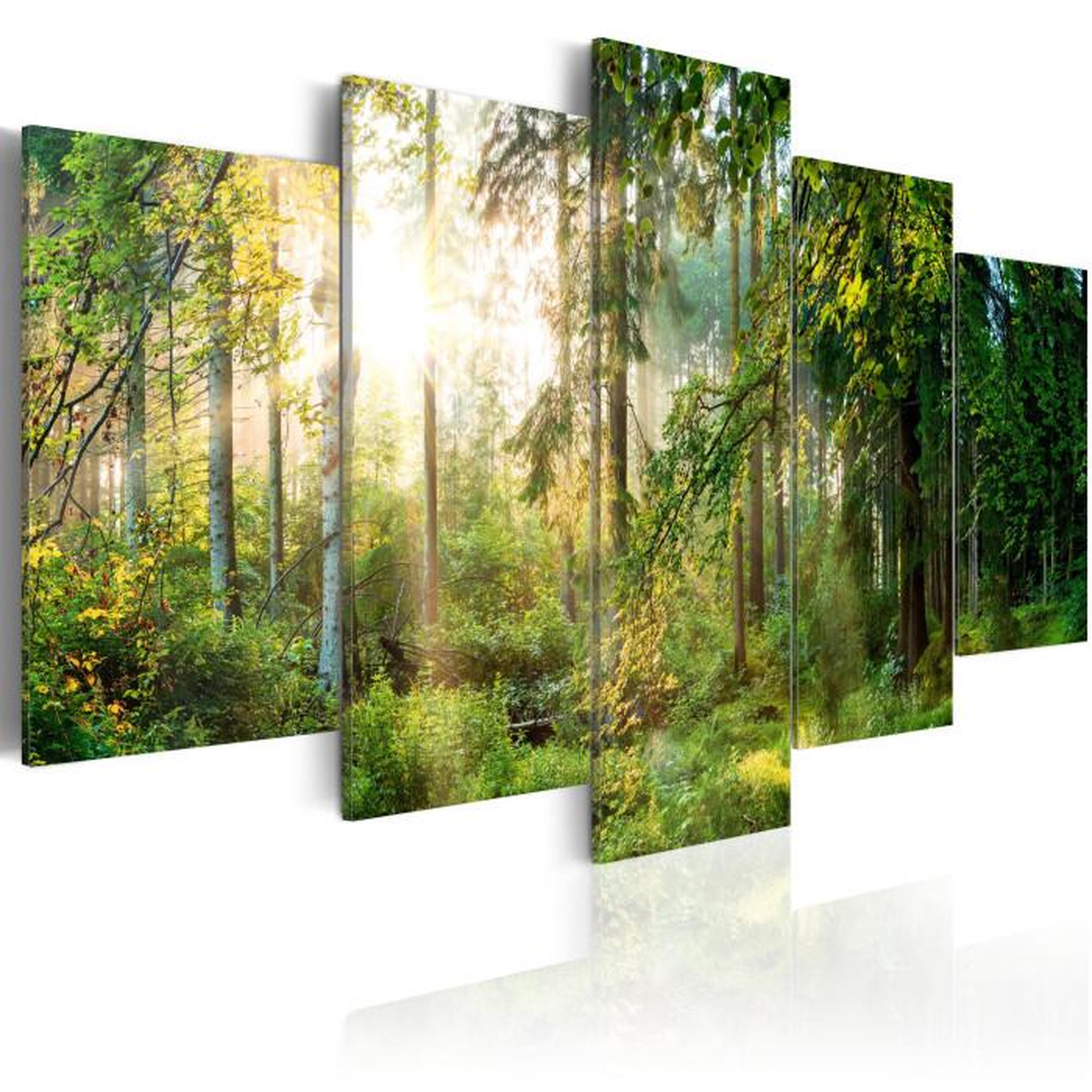 Paris Prix Tableau Imprimé  Green Sanctuary. Coloris disponibles : Multicolore