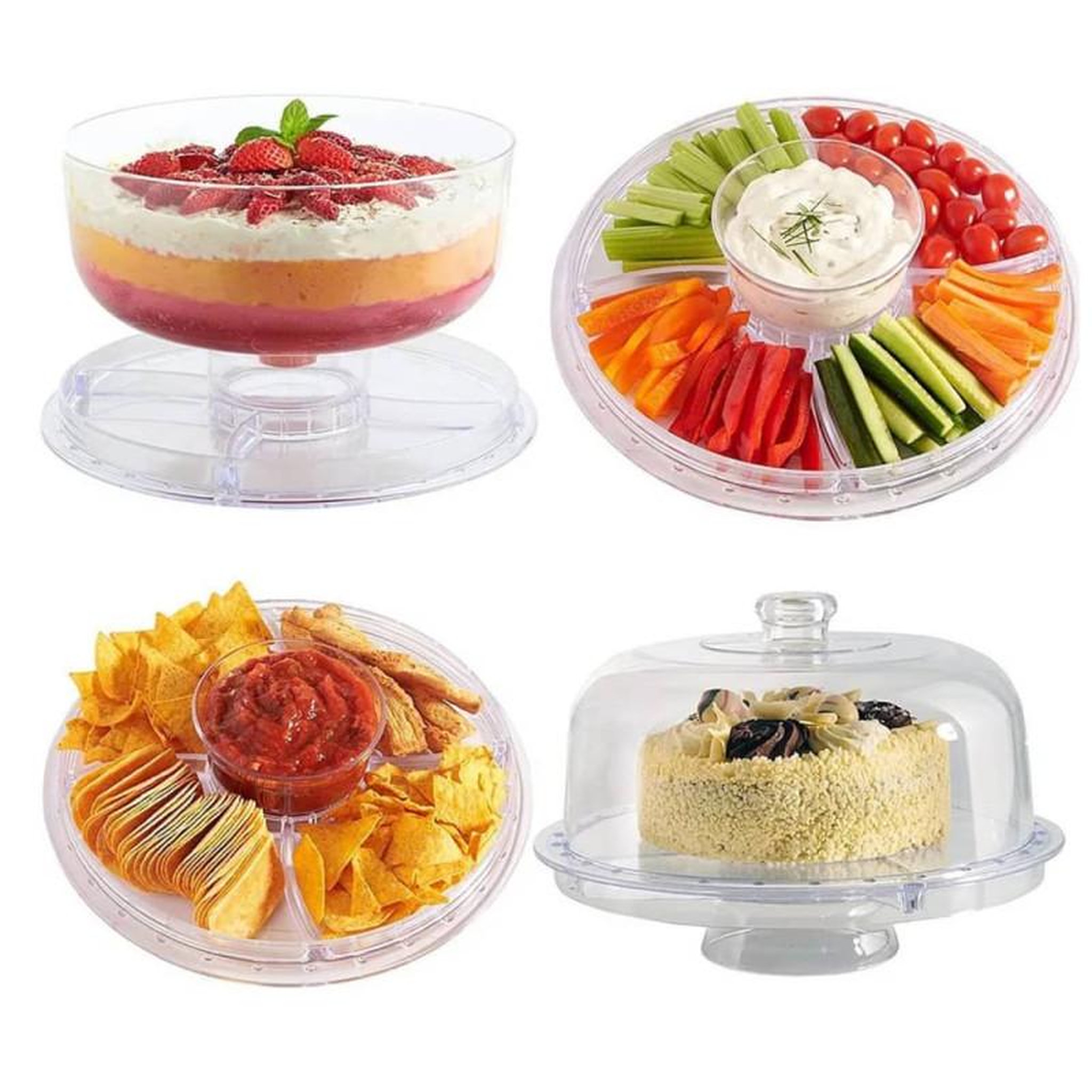 Voir la diapositive 2 : Excellent houseware Excellent Houseware Plateau de service 6 en 1