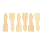 Fackelmann Lot de 6 spatules à raclette en bois 13 cm Fackelmann Wood Edition