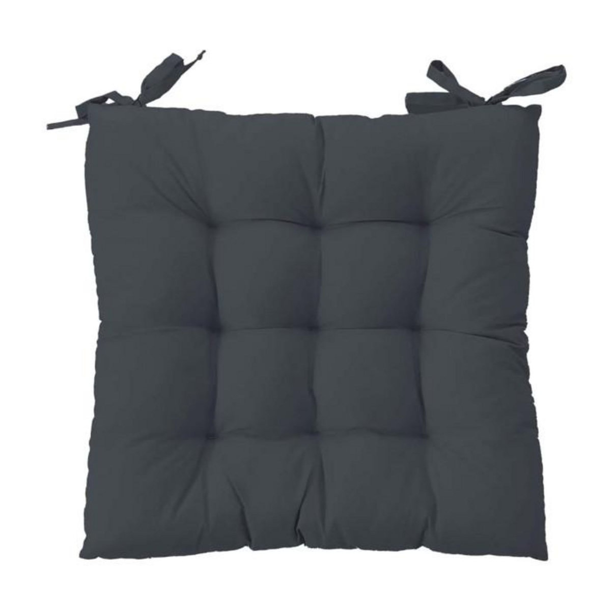 Paris Prix Galette de Chaise d'Extérieur  Bornéo  38x38cm Gris Foncé