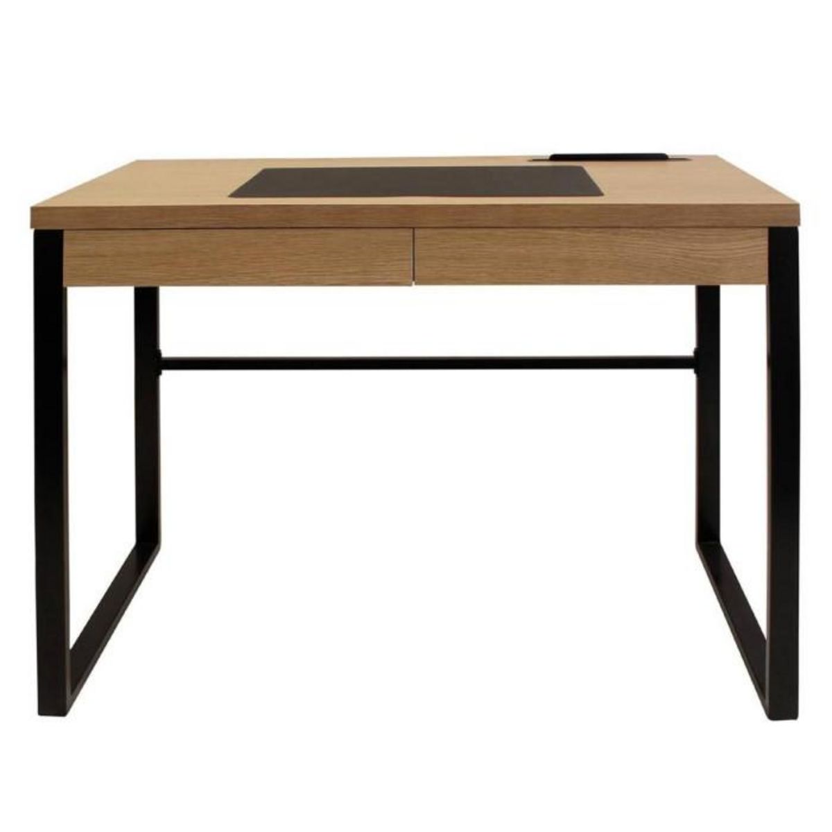 Paris Prix Bureau Design Bois & Métal  Tameo  100cm Naturel