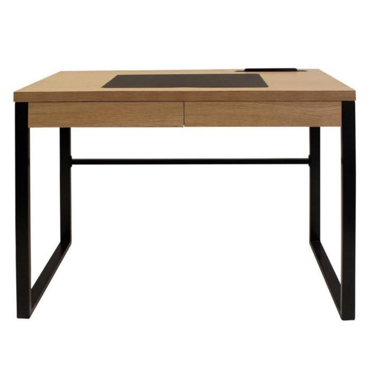 Paris Prix Bureau Design Bois & Métal  Tameo  100cm Naturel