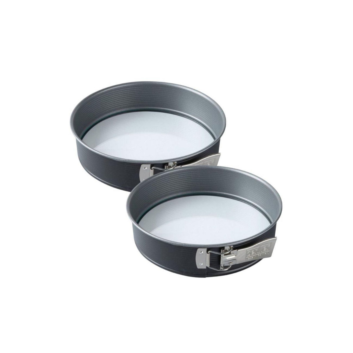 ZENKER Ensemble de 2 Moules à manqué à charnière fond en verre 26 cm Zenker Energy