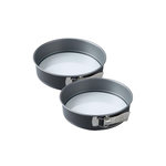 ZENKER Ensemble de 2 Moules à manqué à charnière fond en verre 26 cm Zenker Energy