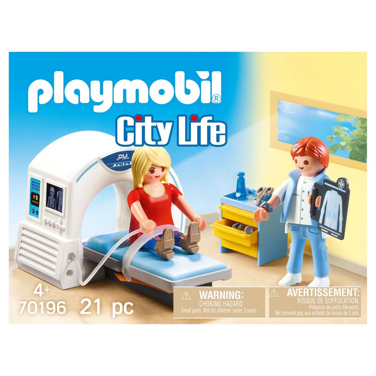PLAYMOBIL 70196 - City Life - Salle de radiologie 