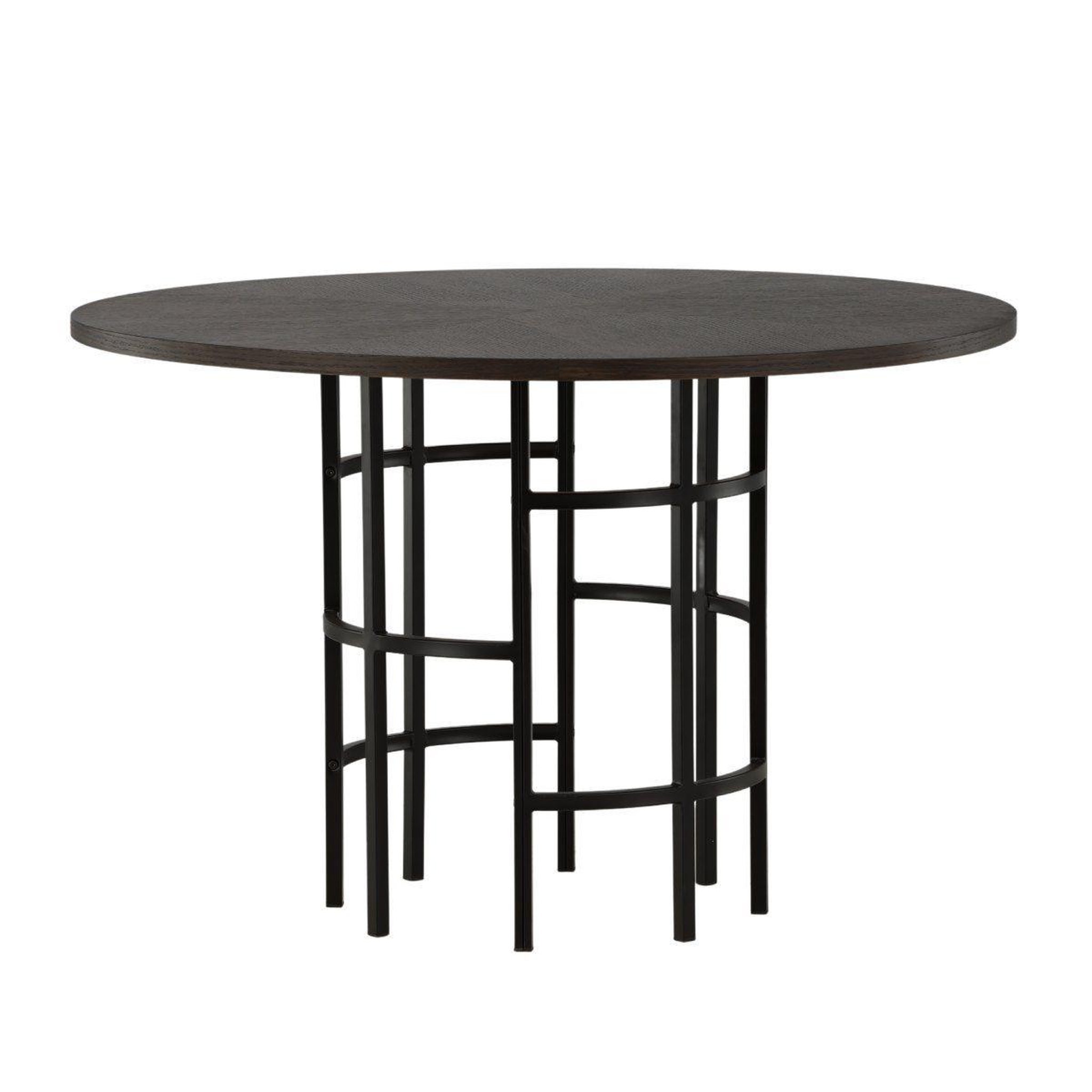 Paris Prix Table à manger ronde  copenhagen  115cm marron