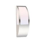 GLOBO Applique d'extérieur dome en Inox - H. 25,3 cm - Argent