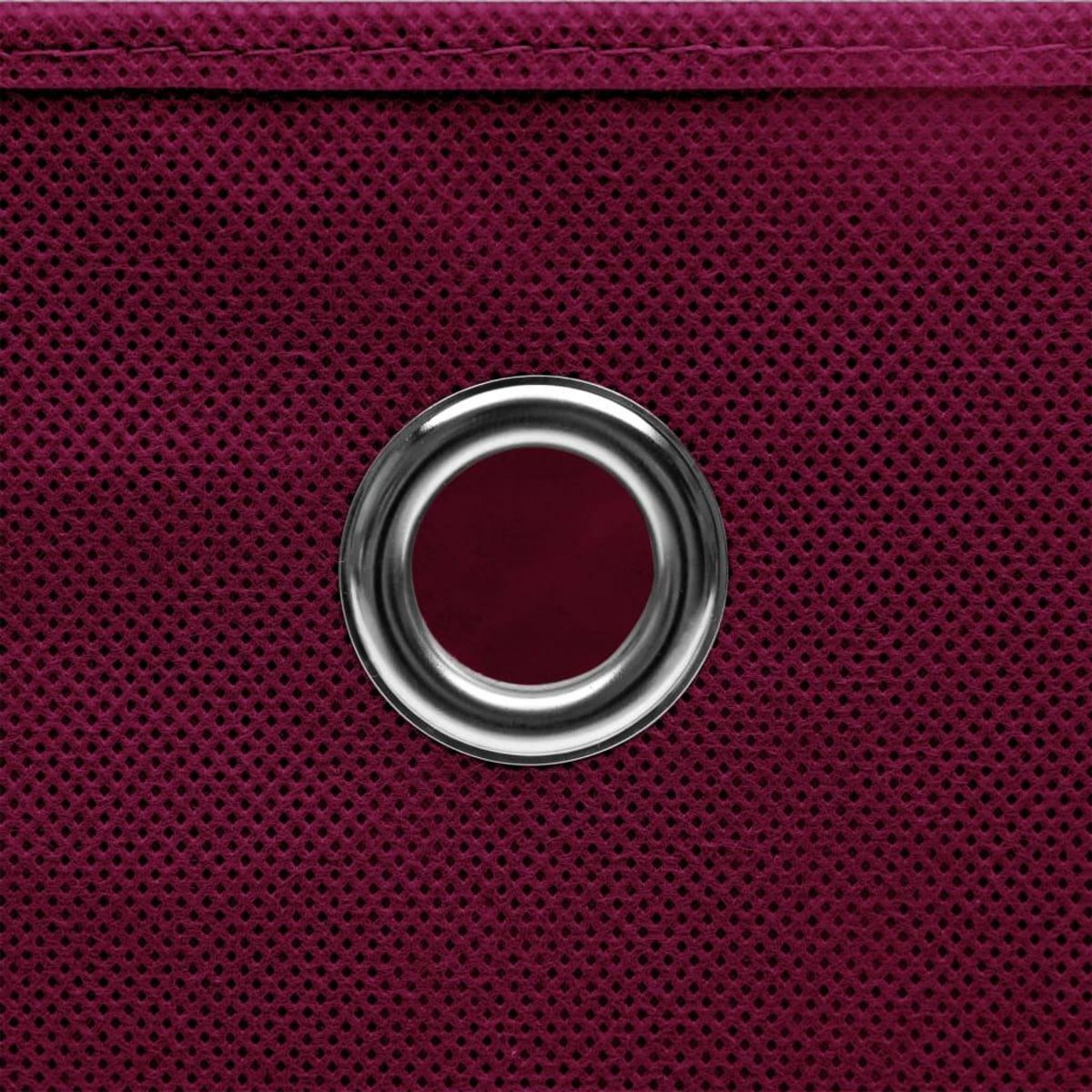 VIDAXL Boîtes de rangement et couvercles 10 pcs 28x28x28cm Rouge fonce