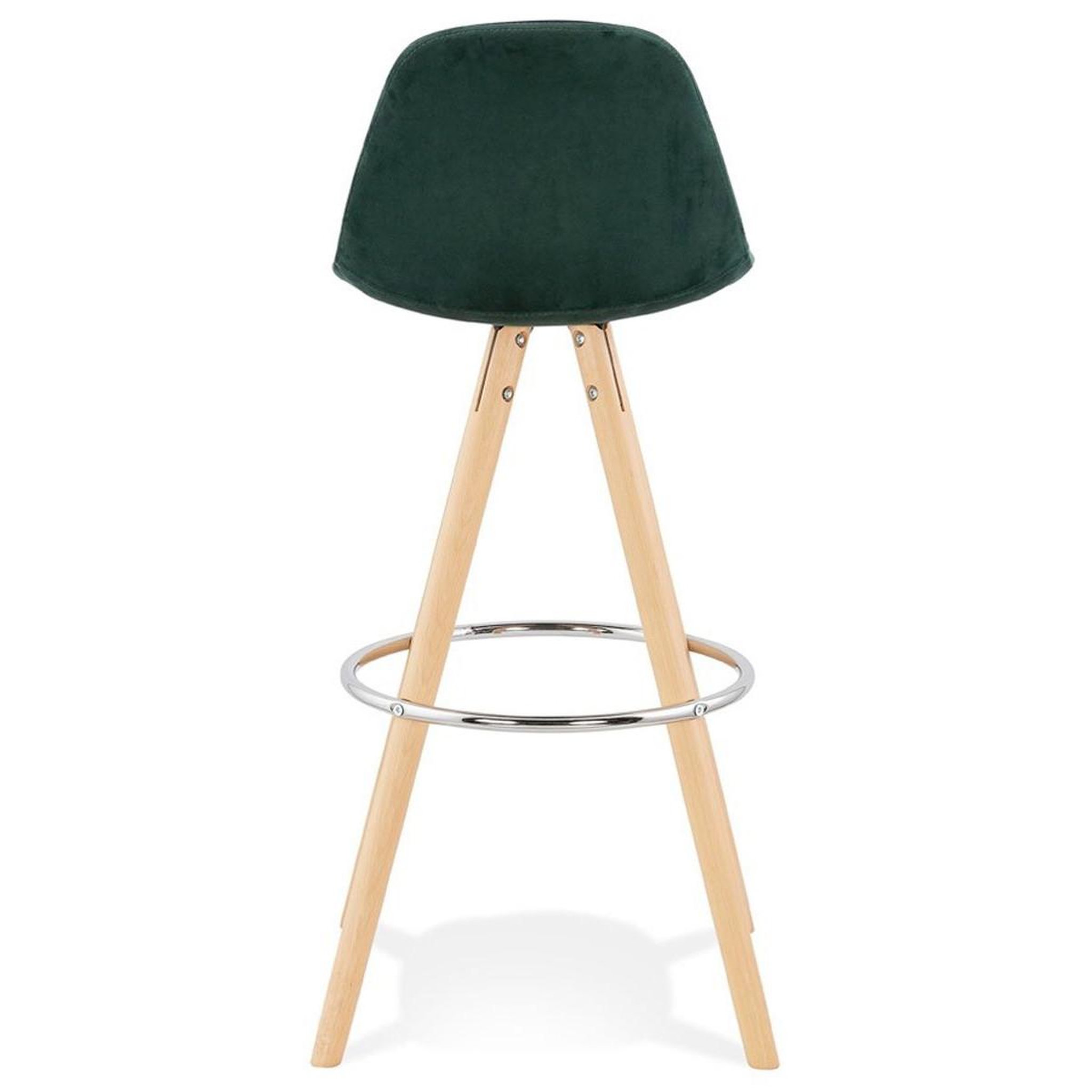 Voir la diapositive 5 : Paris Prix Tabouret de bar scandinave  miro  97cm vert & naturel